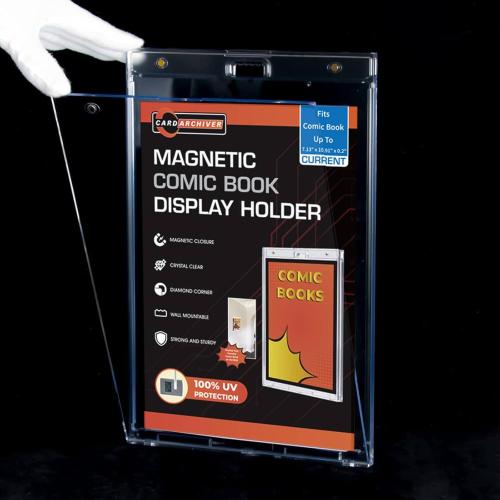 2ct Current Magnetic Display-Cases - Crystal Clear One Touch Comic-Book Holders, UV Protection Slab Protectors, Premium Wall-Mountable Holders