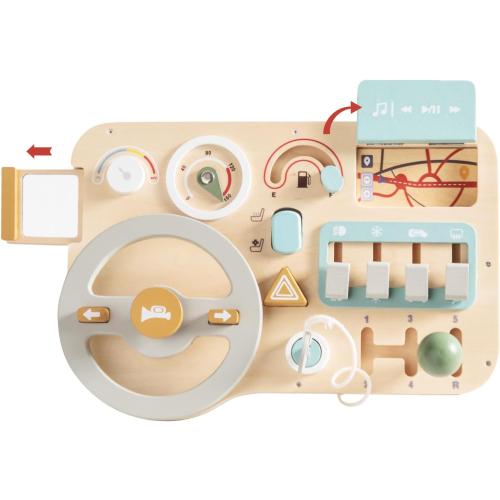 Mamimami Home Busy Board Kids Steering Wheel Montessori Toy