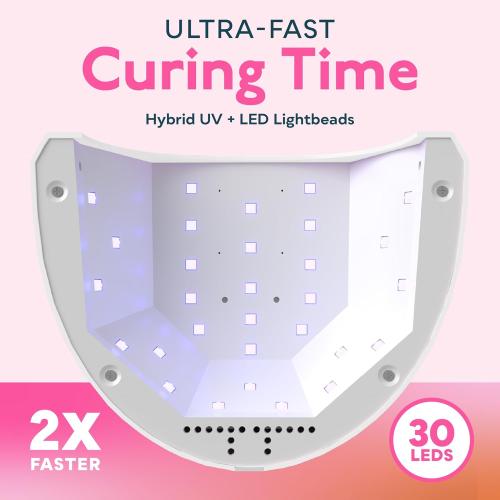 SUNUV UV LED Nail Lamp, Gel Light for Nail Polish UV Dryer with 3 Timers SUNone White