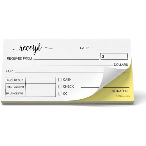 321Done Receipt Book