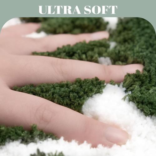 You Look Good Bath Mat Green Bathroom Rugs Funny Cute Bathroom Decor Preppy Small Cool Rug Non Slip Microfiber Washable Absorbent Shower Rug, 25”x21”…