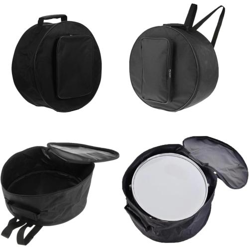 Oxford 13/14″ Snare Drum Bag Portable with Adjustable Strap and Drum Stuff Bag| Lightweight Waterproof Durable Snare Drum Case for Performances & Practice
