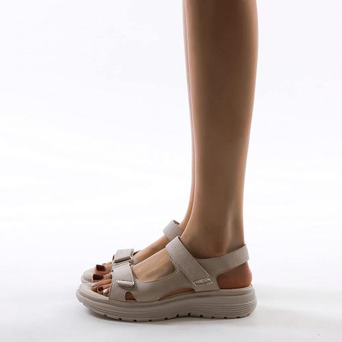 Womens Orthotic Wedge Buckle Strap Sandals Open Toe Breathable size 38 European