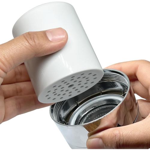 4 Pack 15 Stage Shower Filter Replacement Cartridge, Shower Filter For Hard Water, Universally Compatible With Any Similar Design, Shower Water Softener with High Output