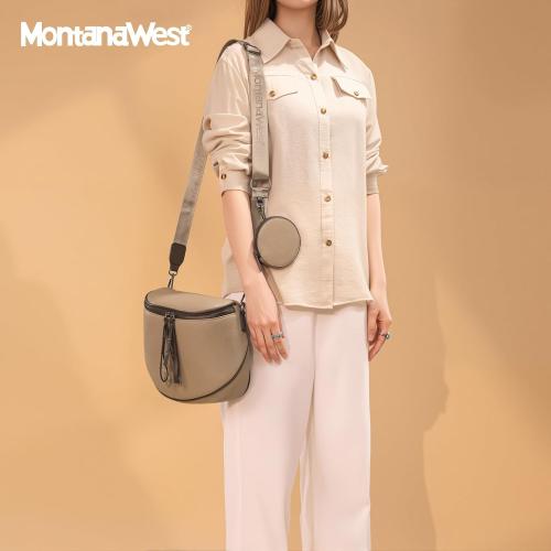 Montana West Large Crossbody Bags for Women Bum Bag Sling Purse with Adjustable Strap