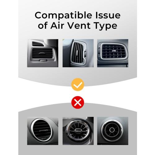 LISEN Magnetic Phone Holder for Car, Upgraded Clip   Ultra 6 Strong Magnets, Phone Magnets for Back of Cell Phone, Soporte de Telefono para carro, Gifts for Women Men, Car Accessories