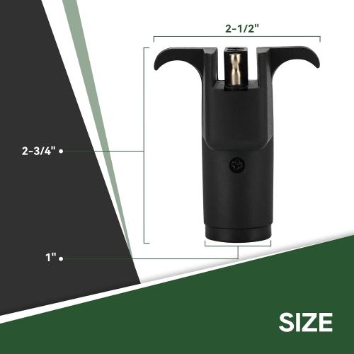 RVGUARD 12 Volt 6 Pin to 4 Pin Trailer Plug Adapter