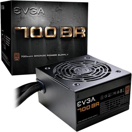 EVGA 700 BR, 80  Bronze 700W, 3 Year Warranty, Power Supply 100- BR-0700-K1 100-BR-0700-K1