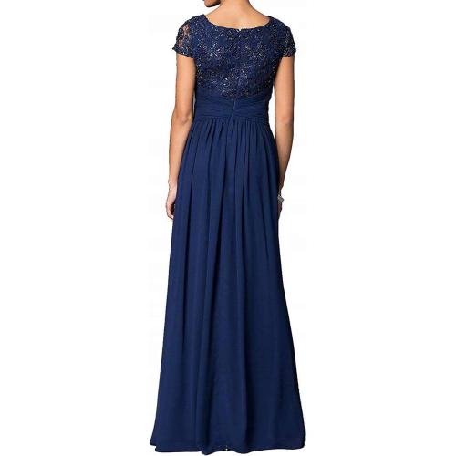 Size XL Faironline Long Lace Chiffon Mother of Bride Dresses Formal Evening Party Gowns