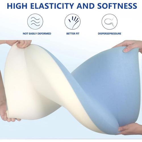 Miniluck Memory Foam Pillow,  0 pressure bonding,  slow rebound,  preventing cervical spondylosis , prevent facial wrinkles. Cooling Pillow with Washable Cover Sleeping Pillows.