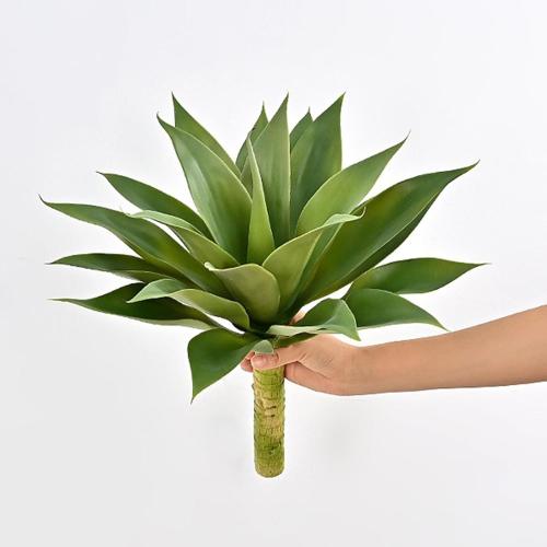 25.6in Artificial Agave Plant Artificial Plants Faux Agave Succulent Plant Fake Agave Plant for Indoor Outdoor Decor, Housewarming Gift(#2)