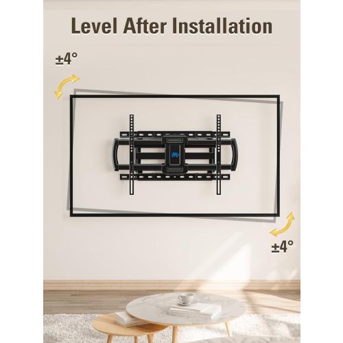 Mounting Dream TV Wall Mount for Most 42-84 Inch TVs, Full Motion TV Mount