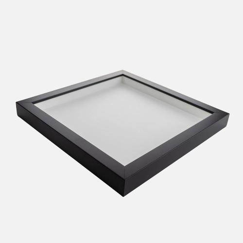 Size 12x24 Shadow Box & Newspaper Frame Black | 3/4 Depth of Usable Space| Interior Size 12x24 or 24x12 Inches| UV Resistant Acrylic, Acid-Free Backing, Wall Hangers | Made in USA