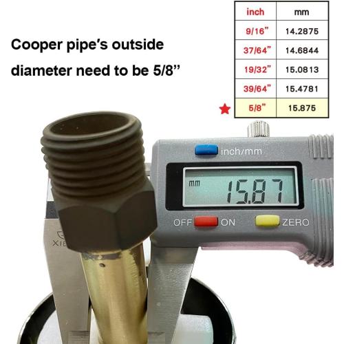 Gold Hao The Bathroom Universal Slip-On Tub Spout with Diverter - Compatible with American Standard 8888026.002 Tub Spout, 5 Bathtub Faucet, Fits 1/2 Copper Piper (5/8 Diameter) - Chrome