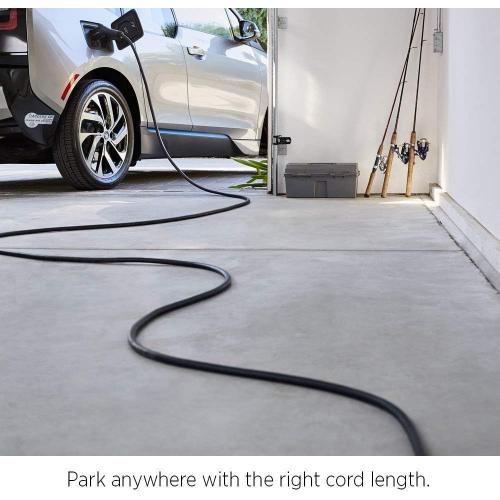 for Europe&Asia Type 2 (IEC 62196-2) Level-2 Electric Vehicle (EV) (220V) Portable EVSE Smart Electric Car Charger 10 Meter UK, CEE Mennekes, and European Schuko (UK Plug 3 pin, 16 Amp)