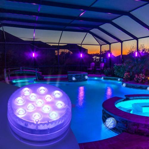 01 Submersible LED Lights, Reusable Underwater Pond Lights for Aquarium for Swimming Pool for Vase for Fish