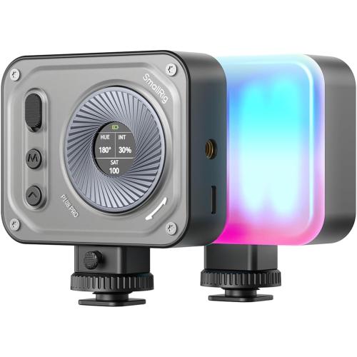 SMALLRIG Vibe P108 Pro RGB Video Light, Portable Led Camera Light for Photography, Cold Shoe Light, CRI95 , 2500-6500K, 12 Effects, Fill Light Accessories for Content Creator, Streaming