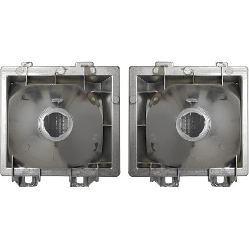 Pair Clear Lens Park/Signal Lights Compatible with 1983-1988 Chevy Blazer GMC Pickup Truck Driver and Passenger Side w/quad headlamps replaces 918045 918046