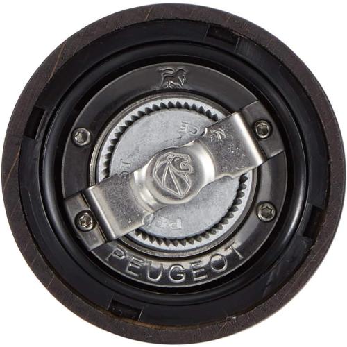 Peugeot Paris U'Select Zirlion Salt And Pepper Mill 9 Set, Natural And Chocolate