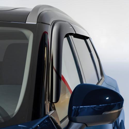 Goodyear Shatterproof Window Deflectors for Nissan Rogue 2021-2026, Tape-on Rain Guards, Window Visors, Vent Deflector Visor, Car Accessories, 4 pcs. - GY008671