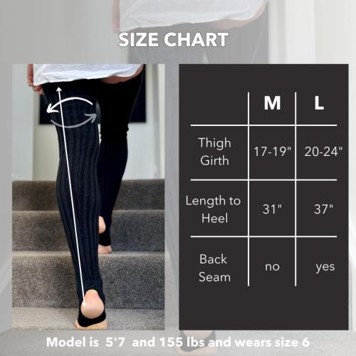High Thigh Leg Warmers for Women - Long, Thick Socks for Women - Ideal for Ballet, High Socks with Superior Comfort