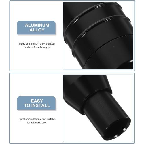 Gatuida Car Gear Shift Knob: Shifter Knobs, Aluminum Alloy Stick Automatic er Handle Heavy Weighted Fit Most Automatic Vehicle(Screw Color Random)