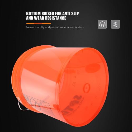 SPTA 29Pcs Car Wash Bucket Set, 15L Scratch Free Detailing Bucket with Car Wash Filter, Wash Mitt Sponge Towels Tire Detailing Brush Set, Exterior Interior Car Detailing Set, Complete Car Care Tools