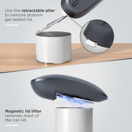 Canslab Ultrablade SE Electric Can Opener, USB-C Rechargeable, Smooth Edge