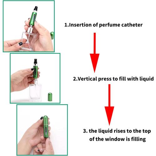 13pcs 5ml/0.2oz Refillable Cosmetic Spray Bottles ，5 Ml Portable Perfume Spray Bottle set, 5mL Spray Bottle Multi-Pack For Women Outdoor And Traveling