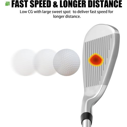 MAZEL Single Length Golf Club Irons Set for Men & Women,Right Handed