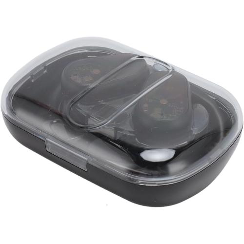 3D Arc Transparent Cover Bluetooth Headsets with Ear Hooks Wireless Earphones for Sports Running Stable Connection Comfortable Wear Full Design for Fitness Lovers