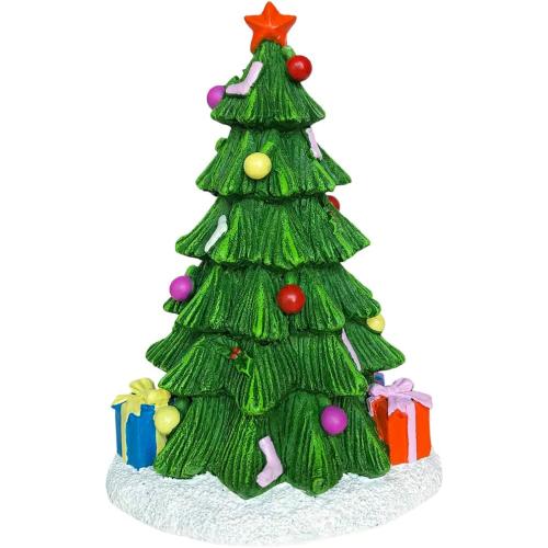 SLOCME Aquarium Christmas Tree Decorations - Fish Tank Christmas Tree Statue Holiday Decoration for Aquarium Betta Fish