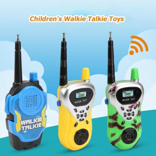 Kid Handheld Walkie Talkie Toy for 3-12 Year Old, Universal Children Outdoor Radio Transceiver Interphone for Outside, Camping, Hiking (Green)