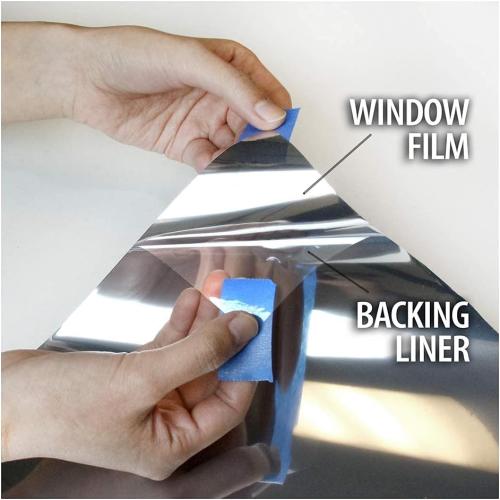 BDF S35 Window Film High Heat Rejection Reflective Silver 35 (Medium) - 36in X 24ft