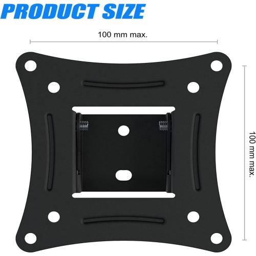 Tilting TV Wall Mount Monitor Wall Mount Camper 14-24 Inch LED LCD Small Monitor Bracket with Screw