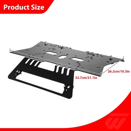 WeiSen No-Drill Light Bar Cab Mount Compatible with Chevy Silverado 1500-3500 Work Cab, Fit GMC Sierra 1500-3500 Work Cab (Non Spoiler 2020-Present) Magnetic Light Bar Mount