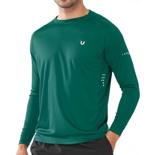 NORTHYARD Men's Sun Protection Shirts UPF 50  Long Sleeve Running Workout | Swim Rash Guard, Quick Dry Lightweight, Moisture Wicking, Cool UV SPF, Athletic Hiking Sports, Beach Water, Fishing Swimming