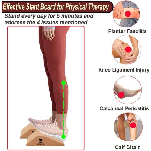 Squat Wedge Block Non Slip Professional Slant Board for Calf Stretching from NXT WIND, Adjustable Angles Knees Over Toes Equipment, Squat Ramp Foot Wedges for Squats Yoga Wedge Great for Exercise