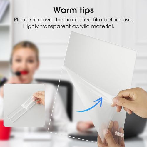 MaxGear Acrylic Sign Holder 8.5 x 11 Double Sided Menu Holder, 1 Pack