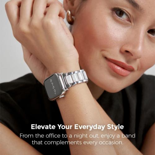 Compatible Apple Watch Band for Women, Stainless Steel- Fits Most Wrists