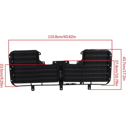 labwork Active Grille Shutter 84363184 Replacement for Chevy Silverado 1500 Replacement for GMC Sierra 1500 2017-2019 with Motor