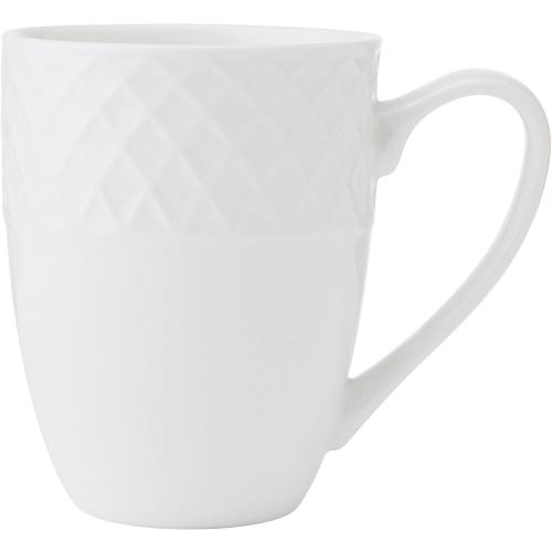 Mikasa Trellis Bone China Lightweight Chip Resistant 40 Piece Dinnerware Set, Service for 8
