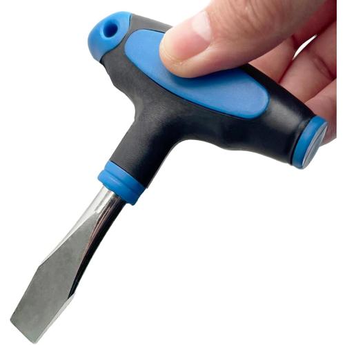 T Handle Flat Head Screwdriver, T Handle Flathead Screw Drivers Assembly Tool for Slotted Screw Used on Quick Release Plate or Camera Tripod Monopod Small Flat Head Screwdriver (New 10mm)