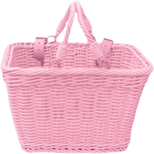 Removable Kids Bicycles Basket Colorful Bike Front Handlebars Storage Basket For Front Bicycles Mounting
