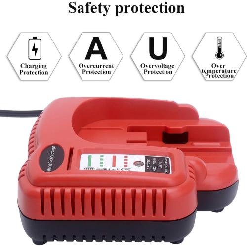 BDCCN24 BDFC240 Multi-Volt Battery Charger for Black Decker FSMVC 18V 14.4V 12V 9.6V 24V NiCD&NiMH Battery Black & Decker Firestorm HPB18 A1718 FS18FL HPB14 HPB12 HPB24