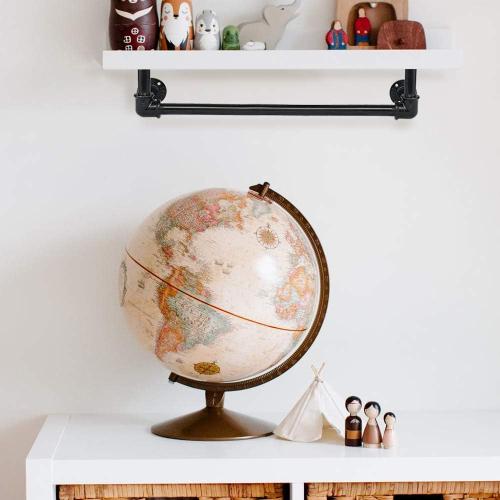 Black 10 Pack 1/2 GeilSpace Elbow, Malleable Iron Pipe Fittings - Vintage DIY Industrial Shelving, Industrial Decor, Furniture DIY (1/2, Black)