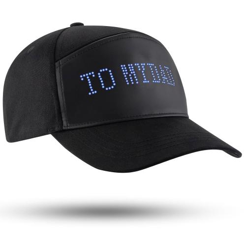 Smart LED Hat,  Screen Baseball Cap for Men Women | EVA Film Display, APP Controlled, USB Rechargeable, , for Party Concert Halloween Christmas Festival