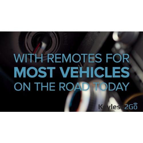 2 Keyless2Go Replacement for Keyless Entry Car Key Vehicles That Use 3 Button LHJ011