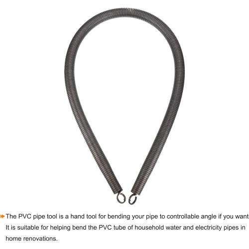 MECCANIXITY Spring Tube Bender OD 23.8mm/0.94 Steel Spring Pipe Bending Tubes 1000mm/39.37 Long for 1 PVC Pipe(ID 25mm) in Home Renovations,Electrician Wiring Bending Pipe(insert-pipe use)