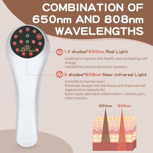 Red Light LLLT Cold Laser Therapy for Pet Dogs Cats Horses Vet, Near Infrared Light Therapy Device for Muscle & Joint Pain Relief Wound Healing Care Reduces Inflammation with Upgrade Protective Cover